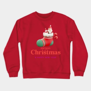 Merry christmas and happy New year Crewneck Sweatshirt